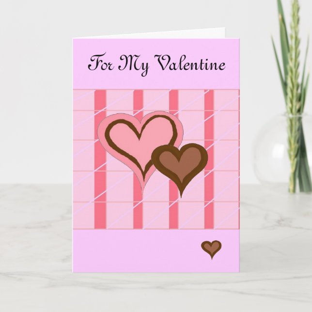 Cartes Pour Fêtes Annuelles Coeurs (Devant)