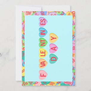 Cartes Pour Fêtes Annuelles Coeurs de bonbons V. 2.0