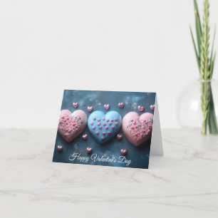 Cartes Pour Fêtes Annuelles Coeurs de chocolat Salutation de Saint-Valentin