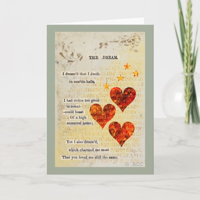 Cartes Pour Fêtes Annuelles Coeurs de rêve Valentine (Devant)