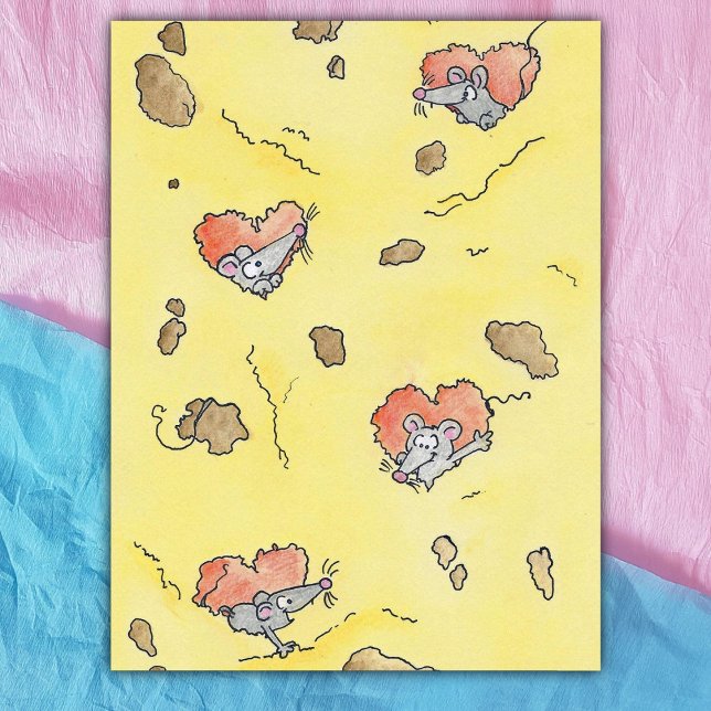 Cartes Pour Fêtes Annuelles Cœurs fromage Saint-Valentin (Créateur téléchargé)