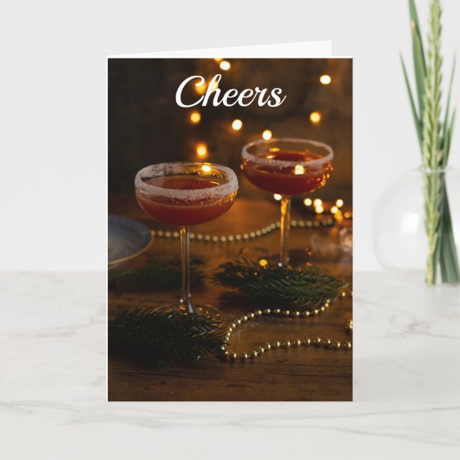 CARTES POUR FÊTES ANNUELLES ***COEURS*** JOYEZ NOËL/BONHEUR EN NOUVELLE ANNÉE (Devant)