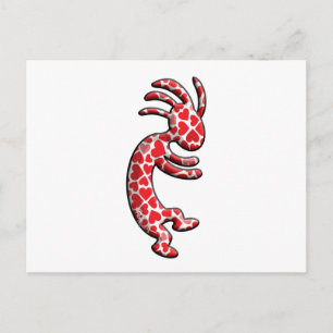 Cartes Pour Fêtes Annuelles Coeurs Kokopelli de Valentine