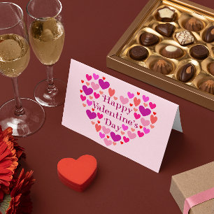 Cartes Pour Fêtes Annuelles Coeurs roses Bonne Saint Valentin Saint Valentin