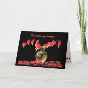 Cartes Pour Fêtes Annuelles Coeurs saignants Valentine