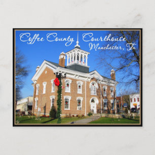 Cartes Pour Fêtes Annuelles Coffee County Courthouse - Manchester, TN