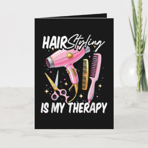 Cartes Pour Fêtes Annuelles Coiffeur Est Ma Thérapie
