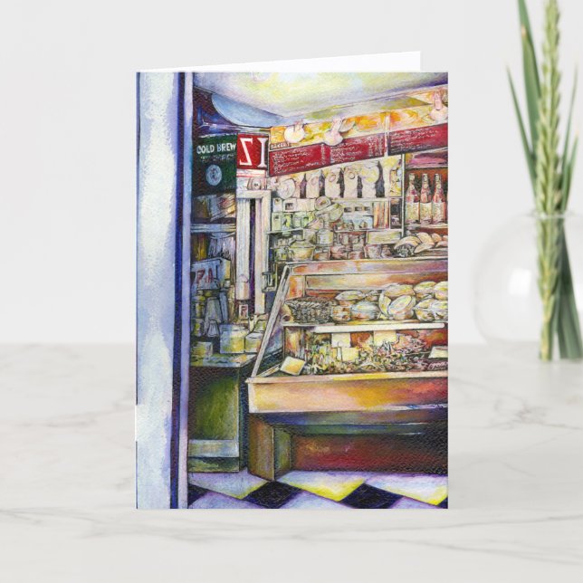 Cartes Pour Fêtes Annuelles Cold Brew in a Hot Deli (Devant)