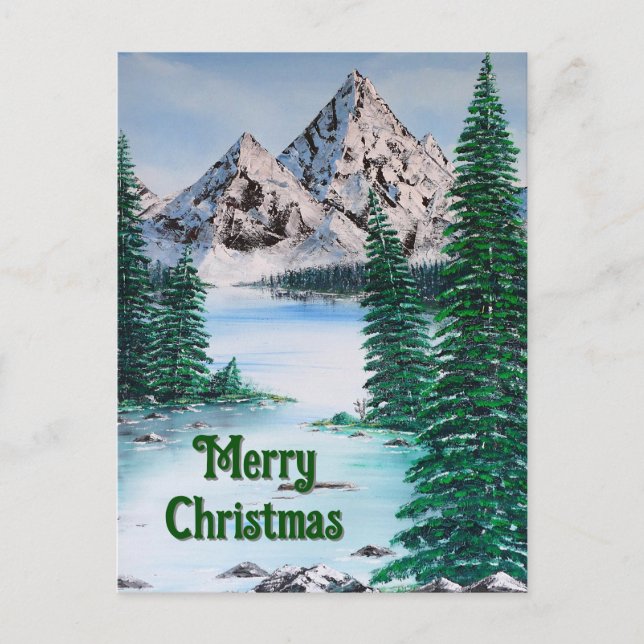 Cartes Pour Fêtes Annuelles Cold Mountain (Devant)