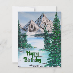 Cartes Pour Fêtes Annuelles Cold Mountain