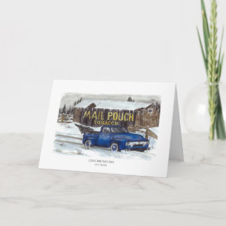 CARTES POUR FÊTES ANNUELLES COLD WINTERS DAY