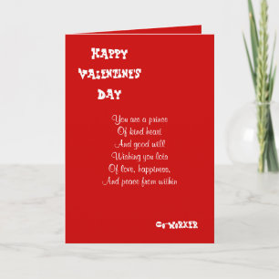 Cartes Pour Fêtes Annuelles Collaborateur le jour de la Saint-Valentin