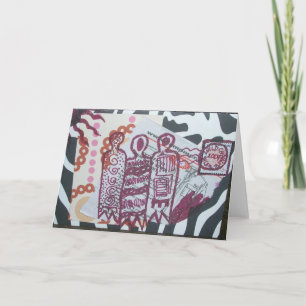 Cartes Pour Fêtes Annuelles Collage 3 femmes sages