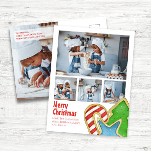 Cartes Pour Fêtes Annuelles Collage de photos de biscuits de Noël Joyeux Noël