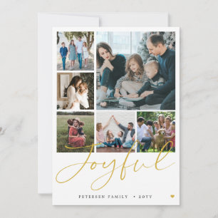 Cartes Pour Fêtes Annuelles Collage de photos multiples joyeux de Noël