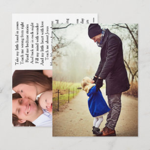 Cartes Pour Fêtes Annuelles Collage de photos personnalisé Première fête des p
