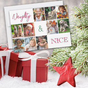 Cartes Pour Fêtes Annuelles Collage multimédia minimaliste moderne Noël