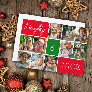 Cartes Pour Fêtes Annuelles Collage multimédia minimaliste moderne Noël