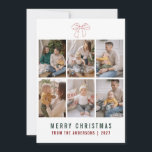 Cartes Pour Fêtes Annuelles Collage photo Coquette Arc-en-ciel rouge Joyeux No<br><div class="desc">Adoptez l'esthétique coquette tendance avec cette charmante grille de 6 photos présentant un charmant nœud rouge dessiné à la main. Un choix minimaliste mais festif pour les familles modernes qui souhaitent partager les moments forts de leur année avec style.</div>