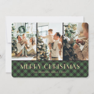 Cartes Pour Fêtes Annuelles Collage photo de Buffalo Vert Joyeux Noël