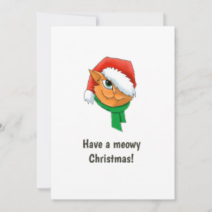 Cartes Pour Fêtes Annuelles Collage photo de chat de Noël