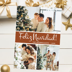 Cartes Pour Fêtes Annuelles Collage photo de Feliz Navidad