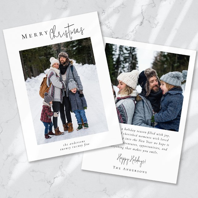 Cartes Pour Fêtes Annuelles Collage photo de Noël joyeux (Créateur téléchargé)