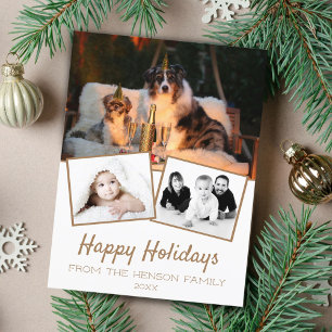 Cartes Pour Fêtes Annuelles Collage photo de vacances 3 Photo