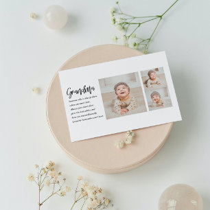 Cartes Pour Fêtes Annuelles Collage Photo & Meilleure grand-mère Jamais Meille