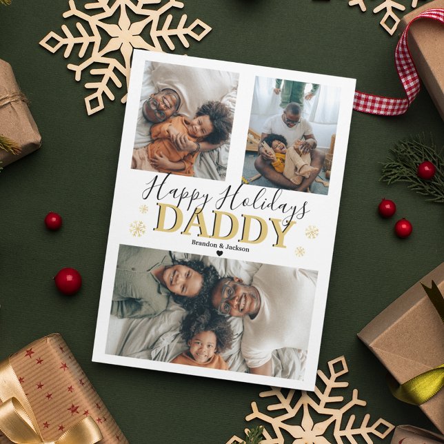 Cartes Pour Fêtes Annuelles Collage photo moderne 3 | Noël (Créateur téléchargé)