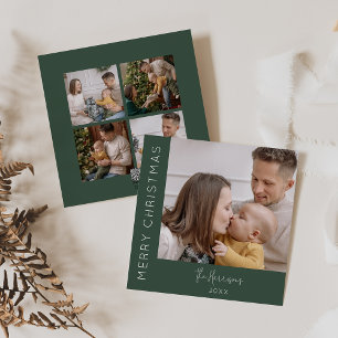 Cartes Pour Fêtes Annuelles Collage photo moderne 5 Noël