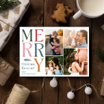 Cartes Pour Fêtes Annuelles Collage photo moderne Famille Noël<br><div class="desc">Notre collection de photos moderne Carte de voeux de Noël de Noël de famille est la façon parfaite de partager la joie et la chaleur de la saison avec vos proches! Cette carte vibrante et festive est conçue pour capturer l'essence de la convivialité et de la célébration, ce qui en...</div>