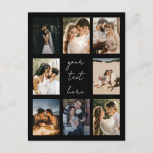 Cartes Pour Fêtes Annuelles Collage photo personnalisé Famille d'images person