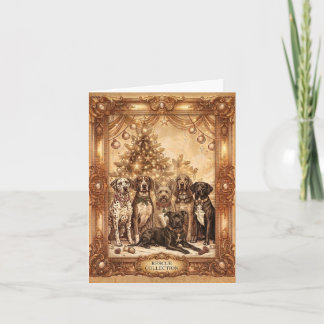 Cartes Pour Fêtes Annuelles Collection Chiens Secourus Noël Vintage