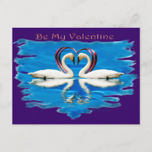 Cartes Pour Fêtes Annuelles Collection de cygne valentine