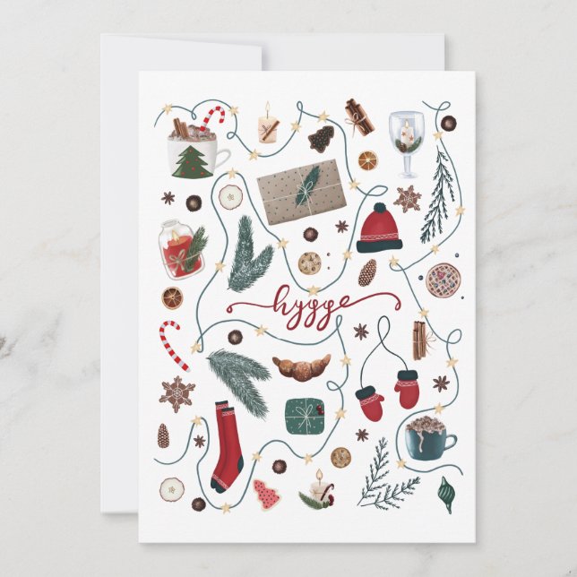 Cartes Pour Fêtes Annuelles Collection de Noël Hygge (Devant)