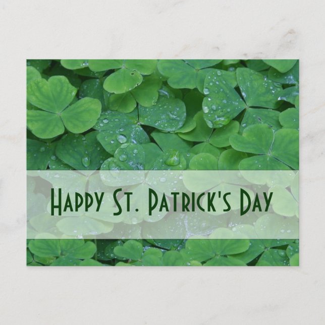 Cartes Pour Fêtes Annuelles Collection de Saint-Patrick (Devant)
