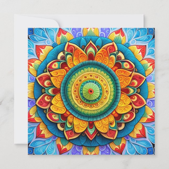 Cartes Pour Fêtes Annuelles Collection de vacances hindou (Devant)