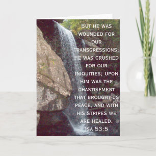 Cartes Pour Fêtes Annuelles Collection d'Isaïe 53