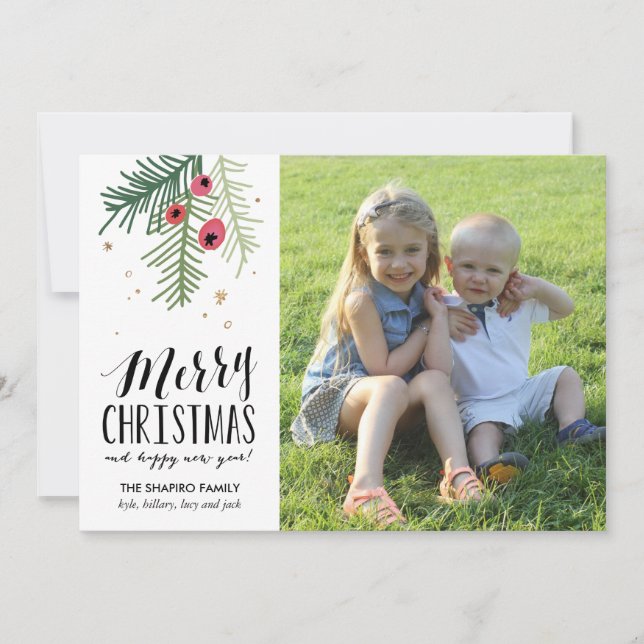 Cartes Pour Fêtes Annuelles Collection Merry Berry (Devant)