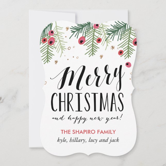 Cartes Pour Fêtes Annuelles Collection Merry Berry (Devant)