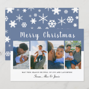 Cartes Pour Fêtes Annuelles Collection photo moderne élégante Joyeux Noël