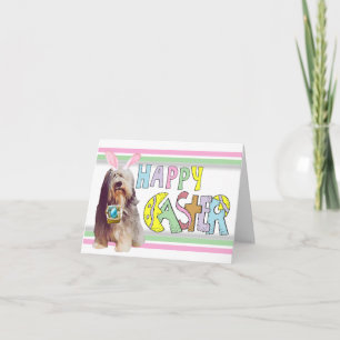 Cartes Pour Fêtes Annuelles Collie hérissée de Pâques