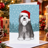 Collie Portée Mignonne Chien Noël Personnalisé