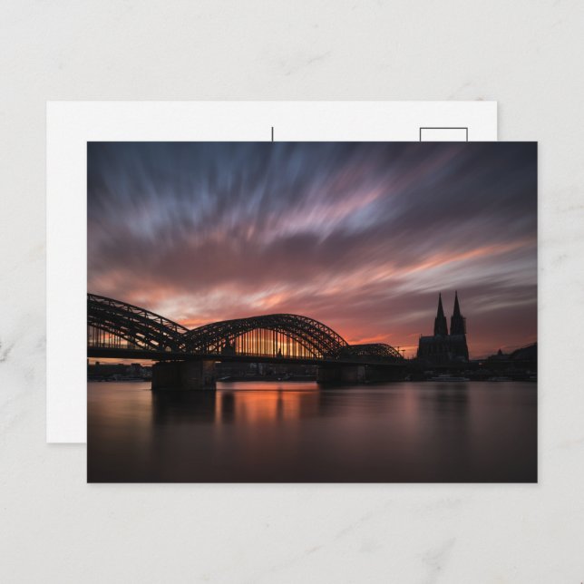 Cartes Pour Fêtes Annuelles Cologne Allemagne (Devant / Derrière)