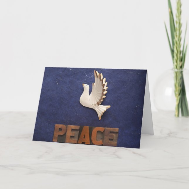Cartes Pour Fêtes Annuelles colombe (Devant)