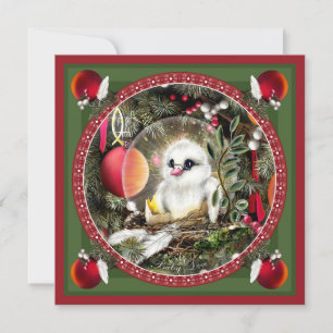 Cartes Pour Fêtes Annuelles Colombe bébé