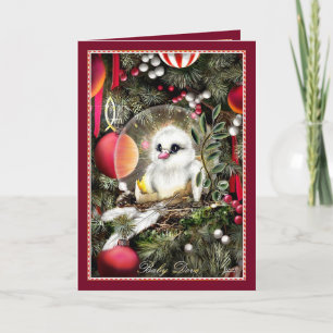 Cartes Pour Fêtes Annuelles Colombe bébé