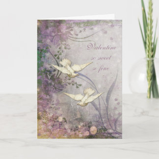 Cartes Pour Fêtes Annuelles - Colombes d'amour - illustration Romance
