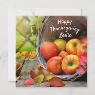 Cartes Pour Fêtes Annuelles Coloré automne Foliage Thanksgiving